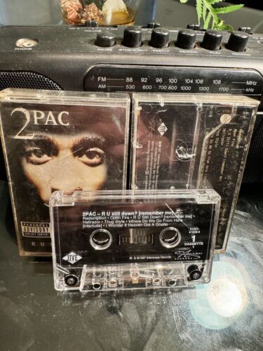 1997 2Pac R U Still Down? Cassette Tape Double Album OG (Tested) - Picture 7 of 8