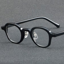 Hand Made Japanese Acetate Retro Eyeglass Frames Full Rim Clear lens Glasses