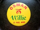 Saint Paul MINN. OSMAN Shriner Scimitar & Crescent Masonic Shrine Pinback Button — photo 3