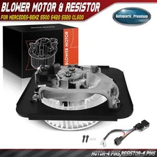 HVAC Heater Blower Motor & Resistor Kit for Mercedes-Benz S500 S420 S320 CL600