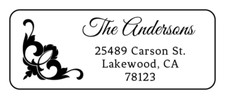 30 personalized elegant wedding graduation return address labels stickers tags