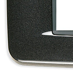 Vimar - Placca Round 7 moduli Serie Eikon in metallo colore Antracite Metal 2...