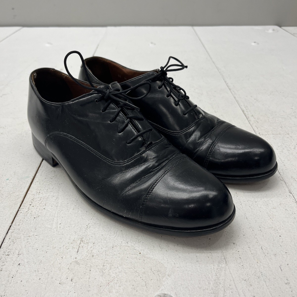 Bostonian Classics Black Leather First Flex Dress Shoes  display picture 1