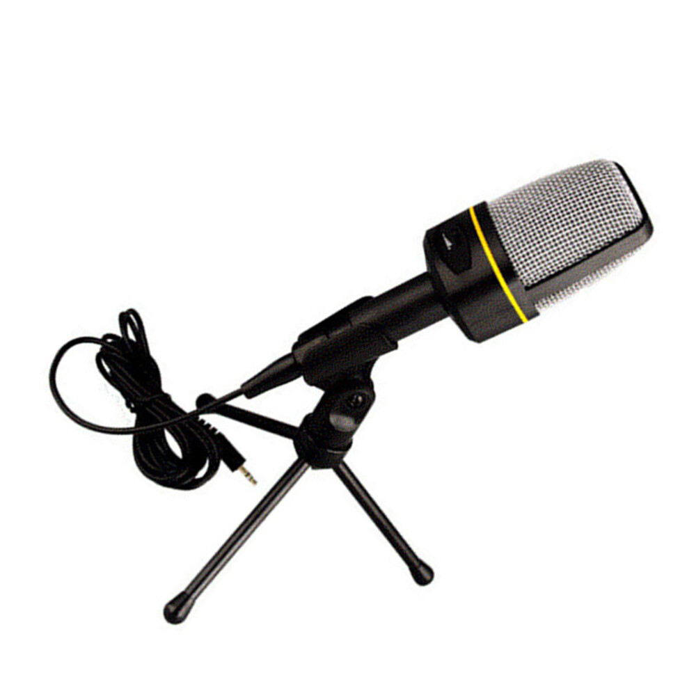 3.5MM Desktop Microphone with Tripod Anti-Interference Computer Microphone
