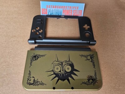 3DS LOZ 未開封 NEW 3DS XL GOLD ZELDA Majoras Mask FRONT / HINGE Cover Housing
