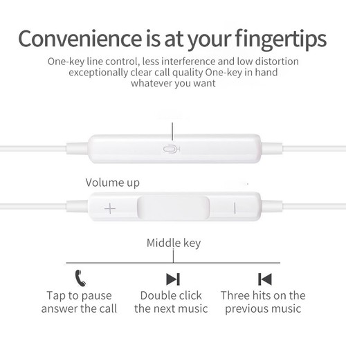 đ„For Samsung & Type C Phones | Earphone | Headphone | Wired Headset | US Seller - Photo 5 sur 10
