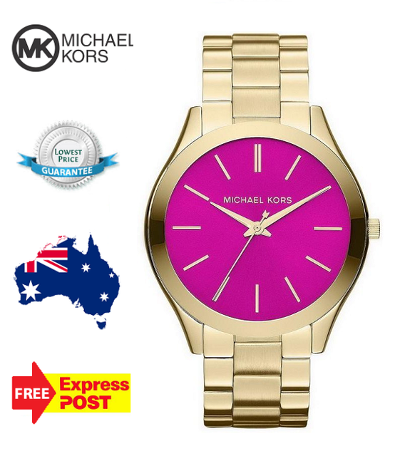Michael Kors Ladies Slim Runway Watch 