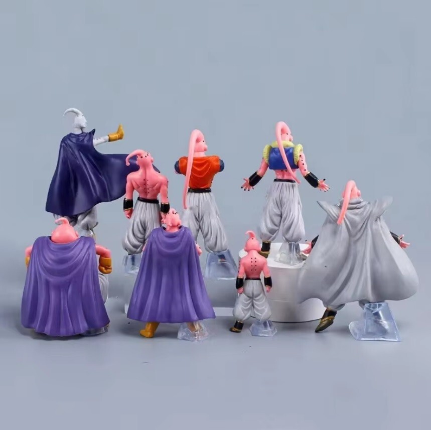 8 Pcs Set Anime Dragon Ball Z Super MAJIN Fat BUU Boo Figure