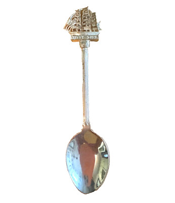 Vintage SHIP Souvenir Spoon Cutty Sark Museum (UK) - Silver Plated Vintage