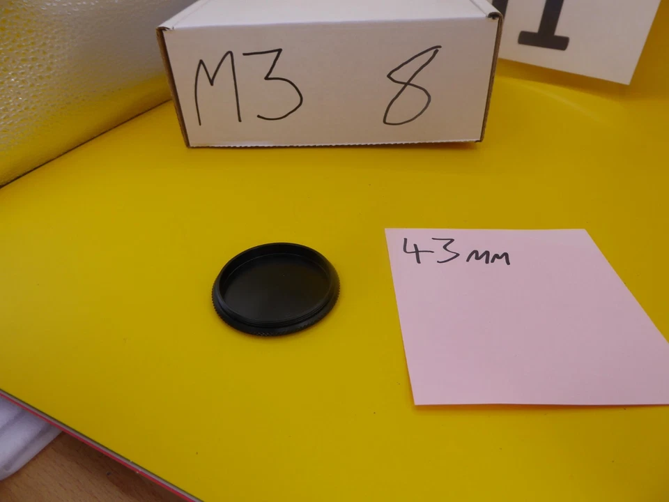 GOBE FRONT 43mm Metal Screw-In Front Cap for 43mm threaded lenses lens - Image 3 of 3