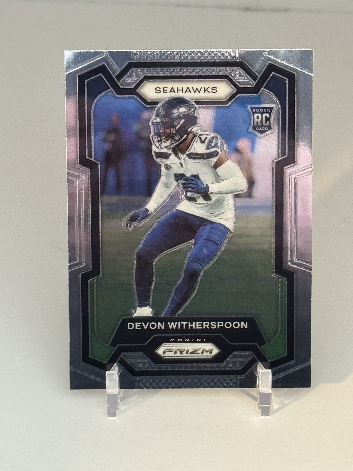 Devon Witherspoon 2023 Prizm Base Card Rc Rookie  Seattle Seahawks #389. A527