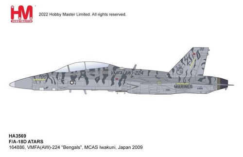 Hobby Master 1:72 HA3569 Mcdonnell Douglas F/A-18D Hornet Usmc Vmfa (Aw ) 224 - Bild 23 von 24