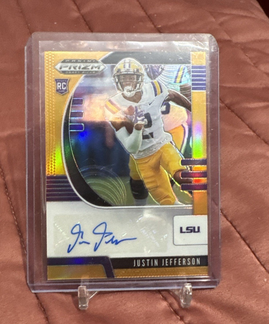 2020 Panini Prizm Draft Picks - RC Justin Jefferson #126 Auto /149