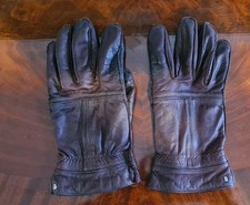 Antike top erhaltene Roeckl Handschuhe, Leder Kaschmir, Gr. 8,5 Braun