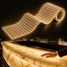 SuperLightingLED 3000K Large LED Sheets for Backlighting 6.56Ft IP20,