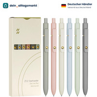 Gelstifte 0,5 Mm Schnell Trocknend Schwarze Tinte Feine Spitze 6 StüCk