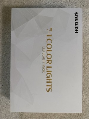 SDKWDH 7-1  LED COLOR BEAUTY THERAPY MASK  NEW Factory Sealed!          A2