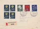 1947 Switzerland fdc Pro Juventute set with block. High cat value.