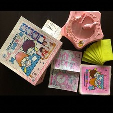 1976 Vintage Sanrio Little Twin Stars Spinning Drawing With Pencil Case
