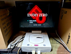 Sega Saturn White Console 3D Multi controller Game soft case Nights Japan