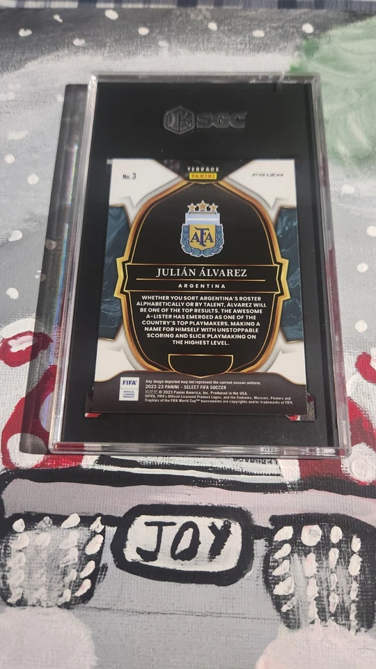 2022 PANINI SELECT FIFA JULIAN ALVAREZ MULTI COLOR PRIZM - Image 2 of 2