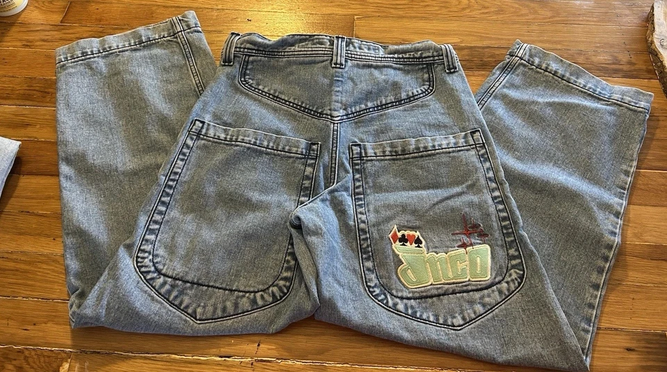 Jnco Women’s 1169 LOW DOWN DECK JEANS Antique | 20" Opening - Image 4 of 4