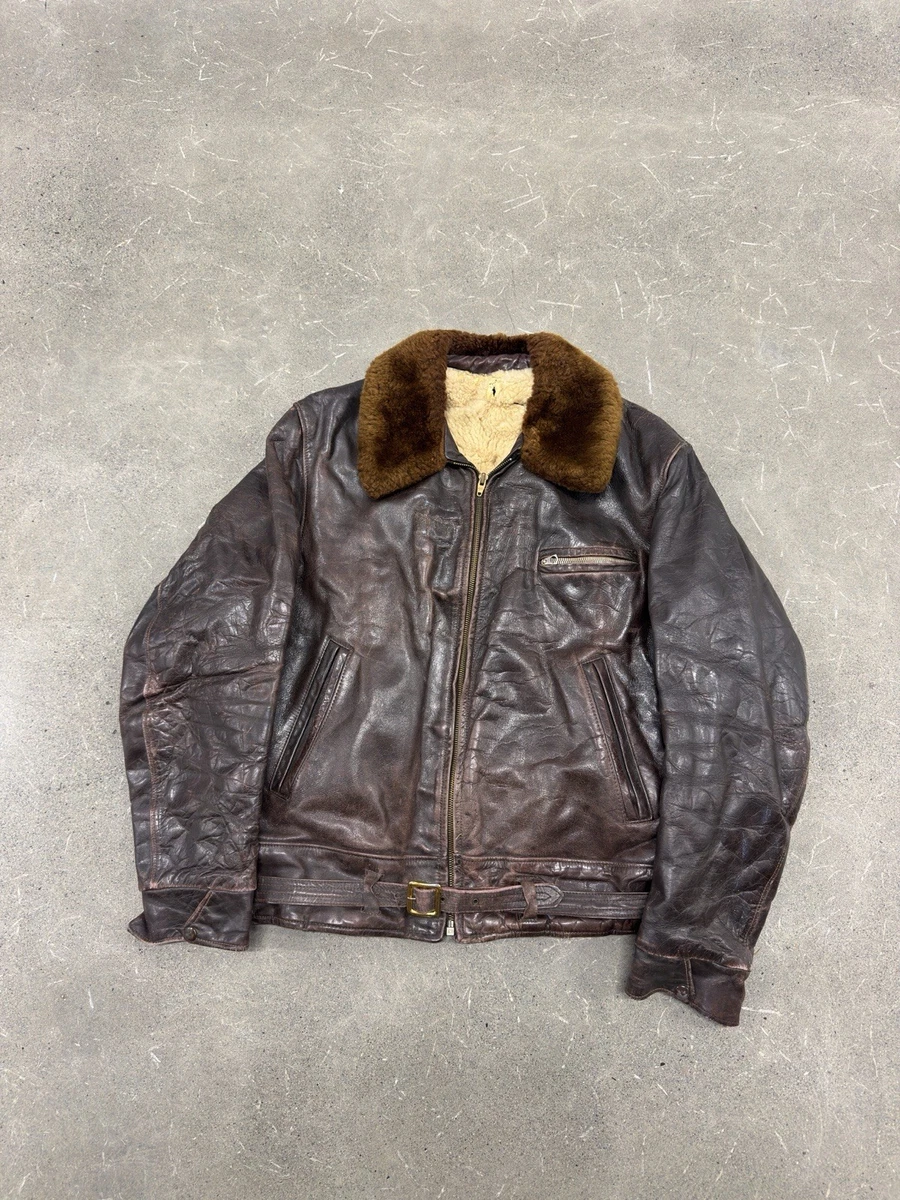 vintage horsehide jacket products for sale | eBay