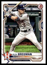 Alex Bregman 2021 Bowman #25 Houston Astros MLB READ FREE SHIPPING AutographDen