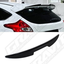 SPOILER LIP EXTENSION WING GLOSS BLACK TRIM FOR FORD FOCUS MK3 ST 2012-2017