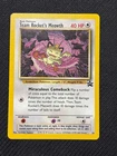 Pokémon TCG Team Rockets Meowth 18 Black Star Promo WOTC Vintage Lightly Played