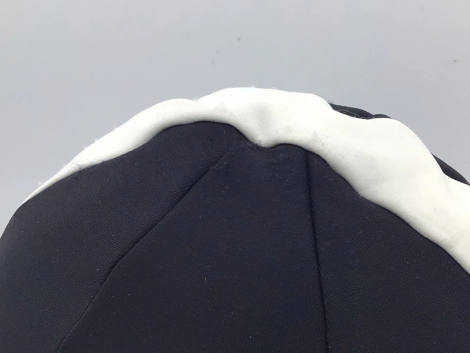 Gorra Capo Ciclismo Hecha en Italia Bicicleta Montar Negro Blanco Poliéster U2 Foto 4 de 4