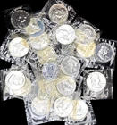 "Roll" (20) 1962 Proof Franklin Halfs, Gem or Finer in Original Cellophane Wrap