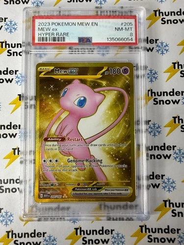 Mew ex #205 Hyper Rare 151 2023 Pokemon PSA 8
