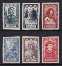 FRANCE 1946 National Relief Fund set of 6 SG 985-990 MH/* (CV £15)