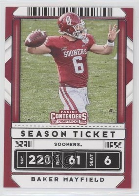 2020 Panini Contenders Draft Picks Baker Mayfield #8 02fd