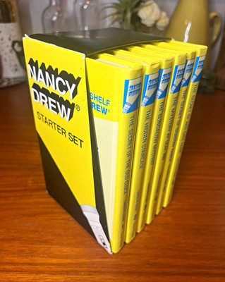 VTG NOS Nancy Drew Starter Set Box Set Books 1-6 Hardcover (6 Books)