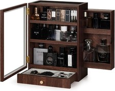 Homde Cologne Storage Organizer with Drawer - Men's Cologne Holder - Stylish ...