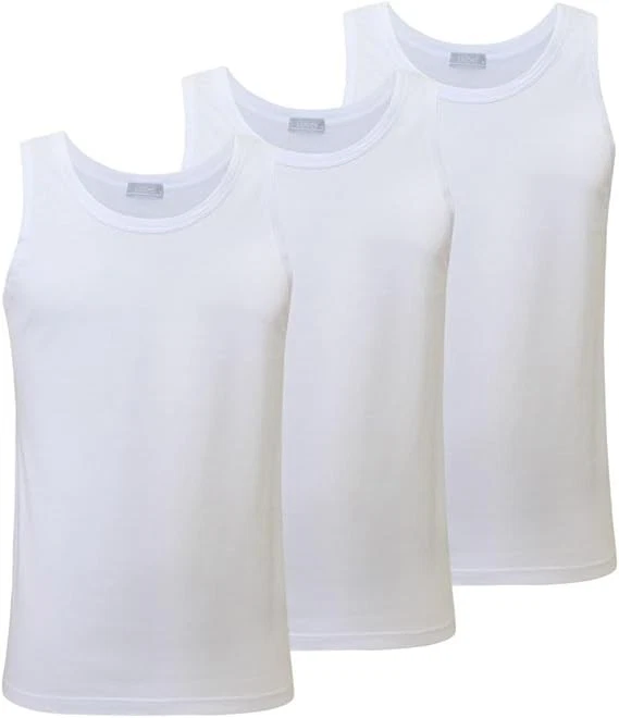 3 pezzi Liabel Canotta Uomo 2828-223 in Cotone Caldo 100% Interlock