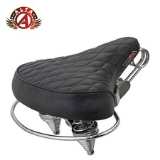 ALTA Beach Cruiser Bicycle Deluxe Comfort Seat Black Diamond Saddle w/Springs.