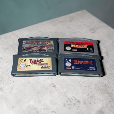 Nintendo Game Boy Advance Spielmodul Konvolut 4x Donkey Kong 2 Bomberman