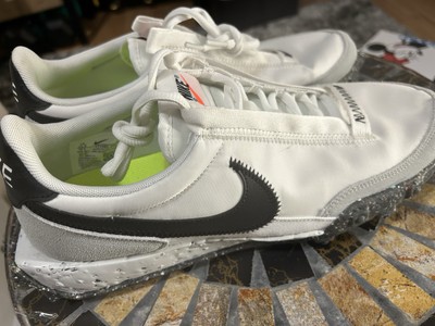 Nike Waffle Racer Crater White Black Women's Size 11.5  Mens 10