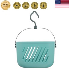 Hanging Shower Basket Organizer with Handle, Portable Plastic Bathroom Storag...