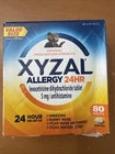 Xyzal Allergy 24Hr Allergy 80Ct Day & Night Relief Exp 12/27 Damaged Box New