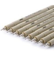 Mr. Pen- Drawing Pens for Artists, 0.25mm, 8Pack, 8 Pack, Black