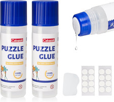 Celawork Puzzle Glue for 3000-6000 Pieces Puzzles, Non-Toxic PVA Transparent Pu