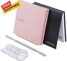 Pink&Black Magnetic Refillable Makeup Palette with Mirror – Small, Pink+Black 