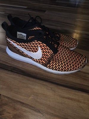 Nike Roshe Flyinit Orange Volt 11.5 Mens Style Code 677243-018