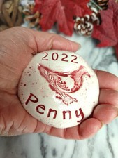 Pigeon Memorial Stone Personalized 2.5 to 3.5"