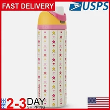 32/24/40oz Owala Flower Crown Stainless Steel Water Bottle in Hand Free Shipping