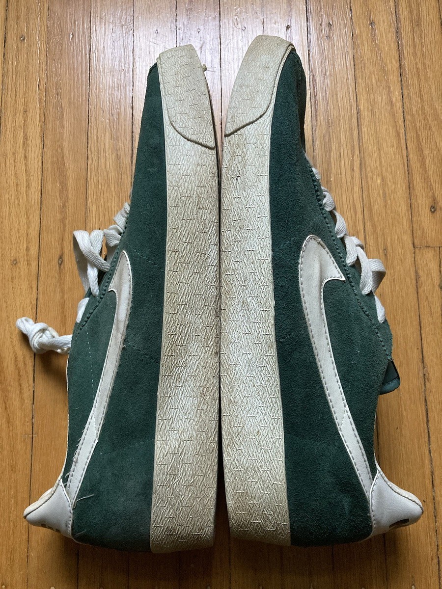 Vintage Nike Bruin Green Suede 12 Shoes Style Street Thailand 94